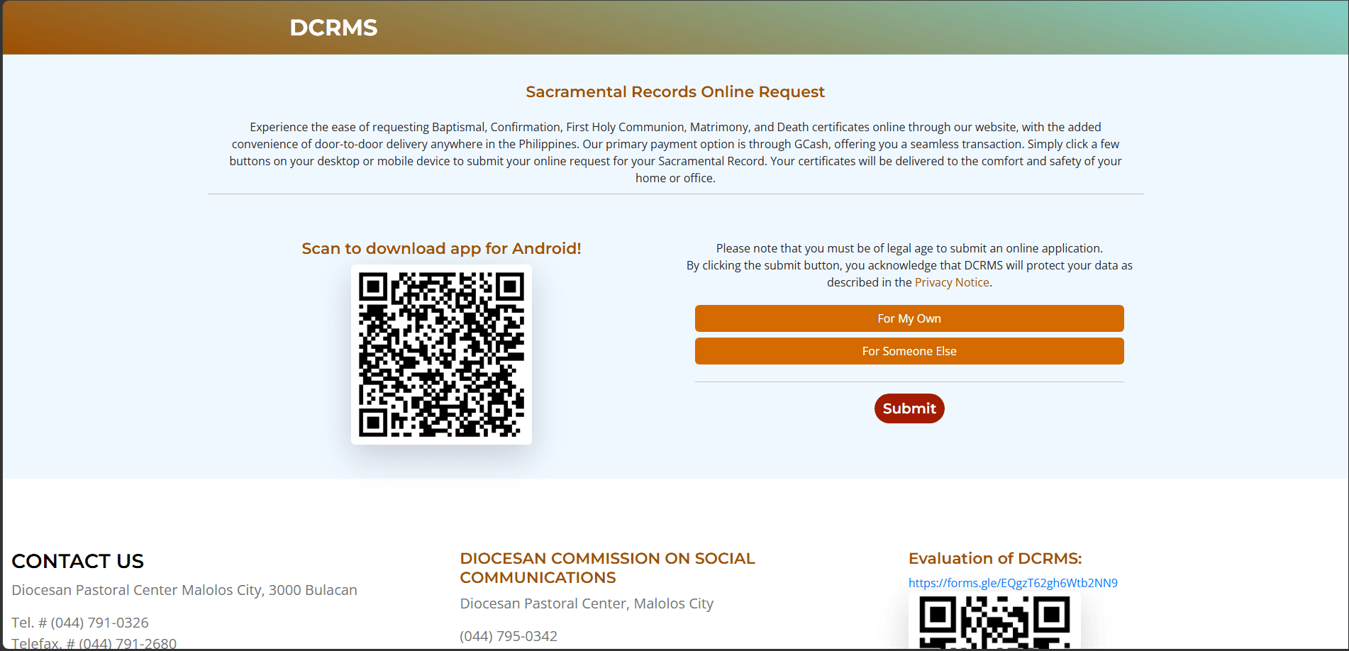 Diocese of Malolos Digitized Records